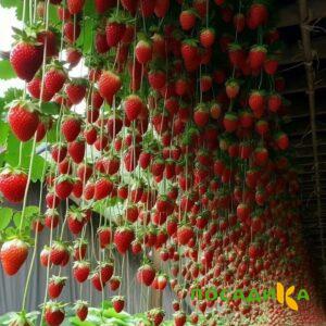 Клубника ампельная Анастасия купить по цене от 370р. в интернет-магазине «Посадика» с доставкой почтой в в Майкопе и по всей России – [изображение №1].